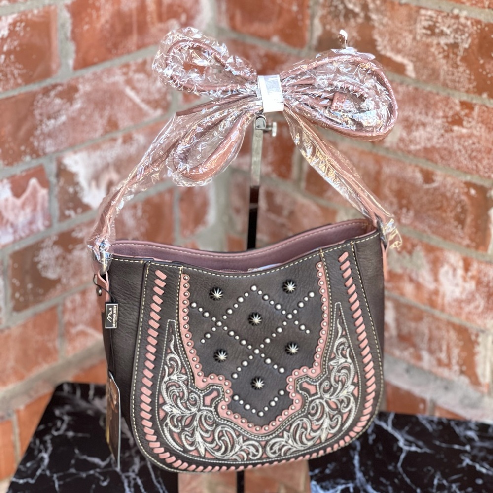 Montana West Embroidered Cut Out Crossbody